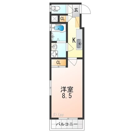 ドーリア北野東の物件間取画像